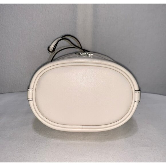 Coach Mini Bucket Bag Chalk Silver CR144 NO LONG STRAP - Picture 6 of 12